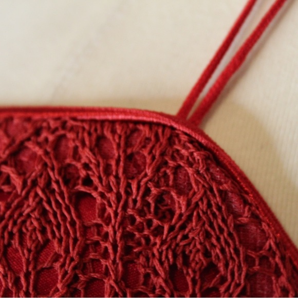 Red crochet dress - Picture 6 of 7